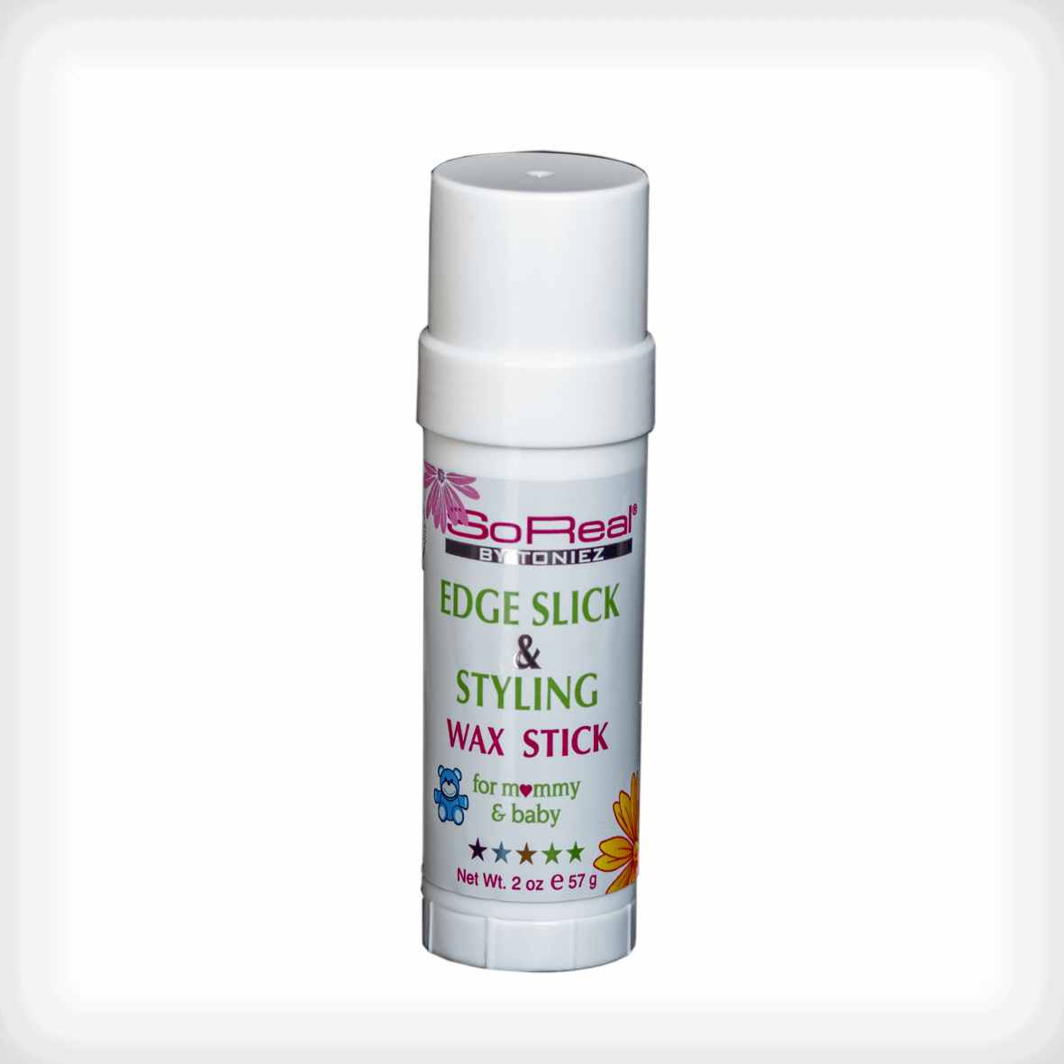 Edge slick styling wax stick